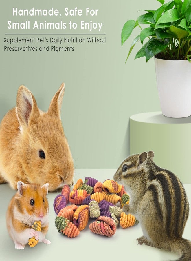 ERKOON Chinchilla Treats, Chew Toys for Teeth for Rabbit Guinea Pig Gerbil Rat Dwarf Hamster(Small Size) - Image 3